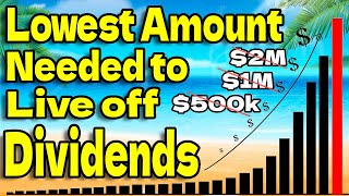 This is the Lowest Amount Needed to Live off Dividends! (How Much to Live off Dividends)