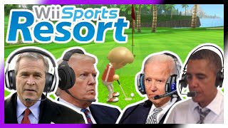 US Presidents Play Team Golf in Wii Sports Resort