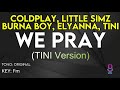 Coldplay - WE PRAY (TINI Version) - Karaoke Instrumental