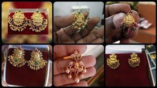 Laxmi devi idol new designs earrings collection//with weight.