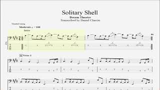 Solitary Shell Bass Tab / Play Along (Dream Theater)