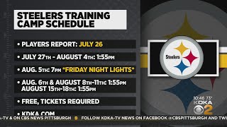 Steelers unveil 2022 training camp schedule