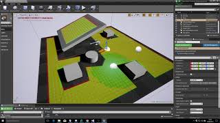 Unreal Engine 4 - AI Influence map work-in-progress