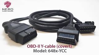 How to install the Nero 648x and 6800 beacon with an OBD-II Y-cable (covert install)