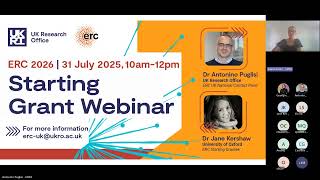 ERC Starting Grant Webinar 2026
