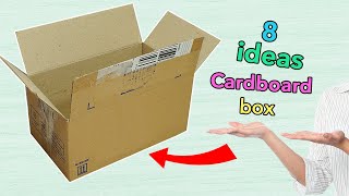 8 Brilliant Ideas to Repurpose Cardboard Box | DIY Cardboard Box