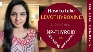 Hypothyroidism | How To Take Levothyroxine | Best Way To Take Thyroid Medication