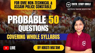 Probable English MCQ Session | Assam Police Constable and DME Non Technical Exam | By Kristi Ma'am