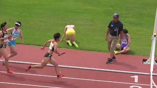 H29長野県選手権　女子4x400mR予選1組（創造学園）