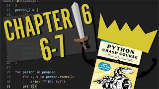 Python Crash Course: Chapter 6 | Try It Yourself 6-7 | Beginner Python Problem Walkthrough!