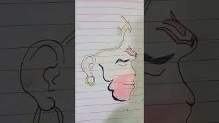 Shri Hanuman ji🙏 how to draw with half Hanuman ji /#skatch /#@mahavirsharma1747/ please support me 🙏