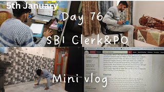 Day-76 of SBI PO\u0026Clerk. #rrbporesult #rrbclerk #video #viralvlogs #ibpsporesult #bankinghood #sbipo