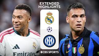 Real Madrid vs. Inter: Extended Highlights | UCL League Phase MD 1 | CBS Sports Golazo