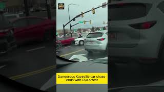 Dangerous Kaysville car chase ends with DUI arrest, UHP says - Jaw-Danger #firefighter #crime #cops