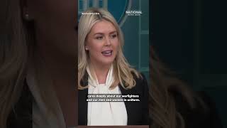 Leavitt, CNN reporter clash over fallen soldiers