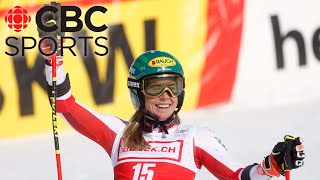 Austria’s Katharina Liensberger wins her first World Cup in 2021 at Are | CBC Sports