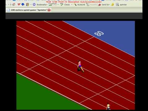 100m Sprinter Completed Youtube