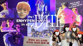 enhypen FATE in singapore day 1 ♥️ rehearsal + soundcheck + concert vlog