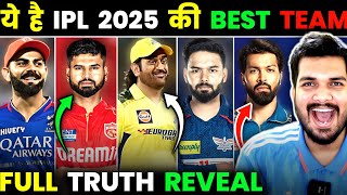 BEST IPL 2025 TEAM AFTER MEGA AUCTION 🔥. #ipl2025 #rcb #csk