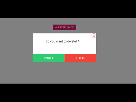 Custom Popup Message With CSS And JQuery - YouTube