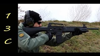 KRX Tactical 12ga Shotgun review w/ Slug, Buck, birdshot and disassembly - TriStar