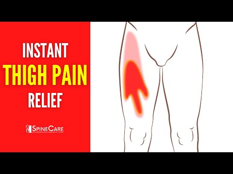 Why do my outer thighs hurt when I rub them?