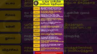 உங்க ராசியின் ரகசியம் தெரியுமா!!   #astrology  #horoscope #shortsvideo #shorts #short