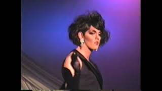 Calpernia Addams in evening gown competition for Miss Tennessee Newcomer 1995