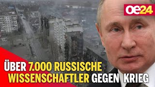 Über 7.000 russische Wissenschaftler gegen Putins Krieg