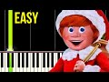 Santa Claus is coming to town - Easy Piano Tutorial For Beginners - Learn to play Piano and keyboard