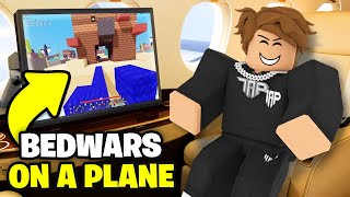 Roblox Bedwars, But on an AIRPLANE..