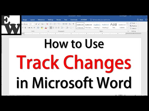 How to Use Track Changes in Microsoft Word How to Use Track Changes in Microsoft Word