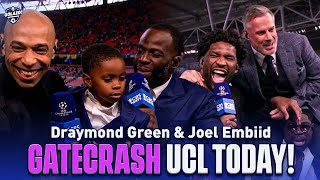 NBA stars Draymond Green & Joel Embiid joke with Henry, Micah & Carragher! | UCL