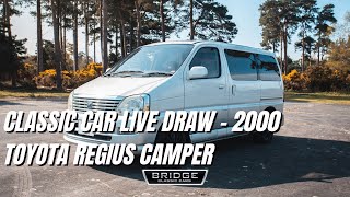 Classic Car Live Draw - 2000 Toyota Regius Camper