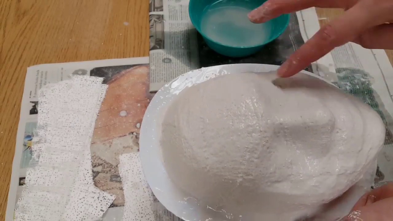 Plaster Gauze Masks Part 1 Youtube