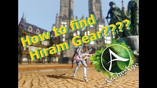 How to find and feed Hiram Gear? (Feeding a T3 Epic) Aria Server.