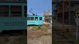 加越能鉄道　現代も残る吊り掛け式