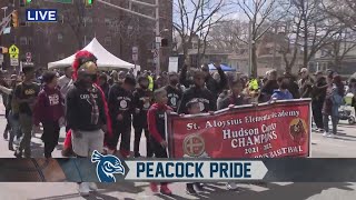 Saint Peter's Peacocks Pride parade kicks off