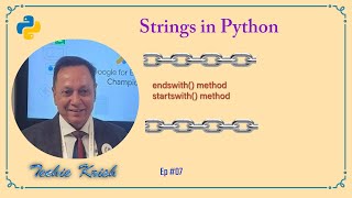Methods endswith() | startswith() in Python, CBSE