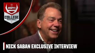 Exclusive Nick Saban interview after his Alabama retirement w/ Rece Davis 🔊 | ES