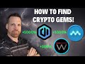 How to Find Crypto Gems for 100x profits in the bull run!