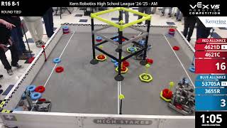 Kern Robotics High School League Playoffs: AM R16 #8-1