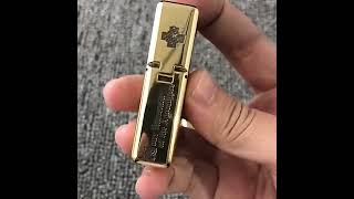 Zorro 912s Brass Heavy Armor Shield Thickened Windproof Waterproof Kerosene Lighter Men's Smoking