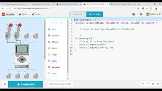 Blocks vs JavaScript in Microsoft Makecode for EV3