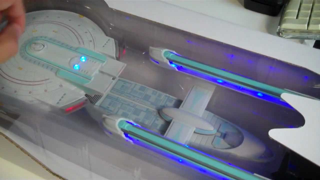 Star Trek Enterprise NCC-1701-B Electronic Ship Sneak Peek - YouTube