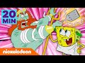 SpongeBob | Kemarahan Raja Neptunus Selama 20 Menit! | Nickelodeon Bahasa