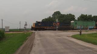 All CSX Power on NS 19K in Tolono, IL