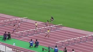 女子七種競技100mH 2023千葉県高校新人1支部予選