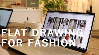 ENG)패션도식화 그리는 방법!  FLAT DRAWING FOR FASHION ( How to make your own flats template)