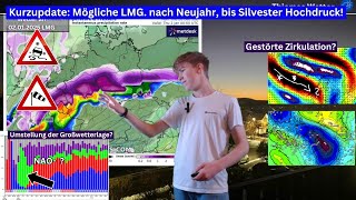 Silvestertrend: Hochdruckphase schleicht sich ab Neujahr aus! Unsicherheit bzgl. Schnee \u0026 Lmg.